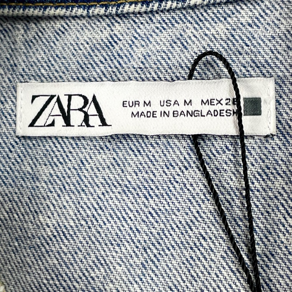 Zara Light Blue Denim Jumpsuit - Picture 11 of 12